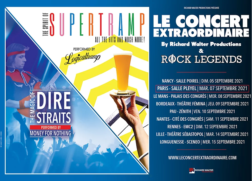 Supertramp et Dire Straits, tournée Rock Legends