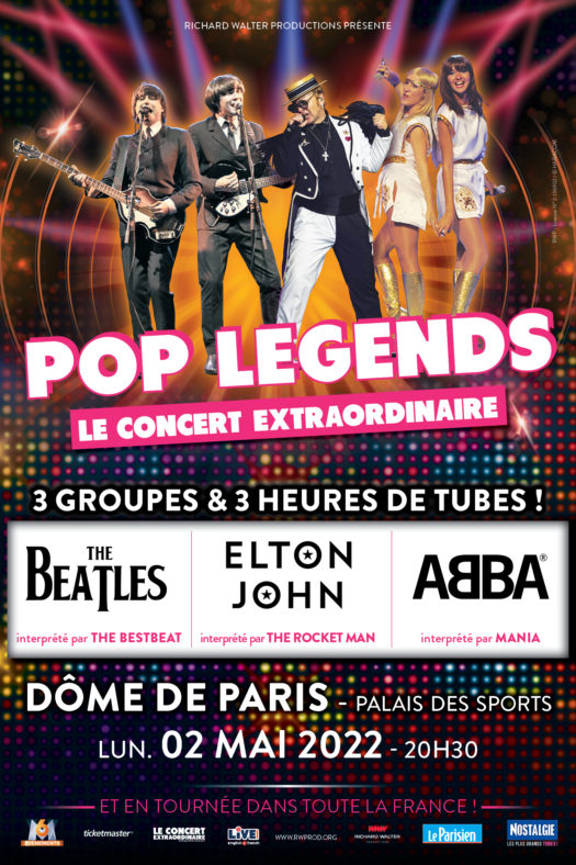 Pop Legends, Abba, The Beatles, Elton John
