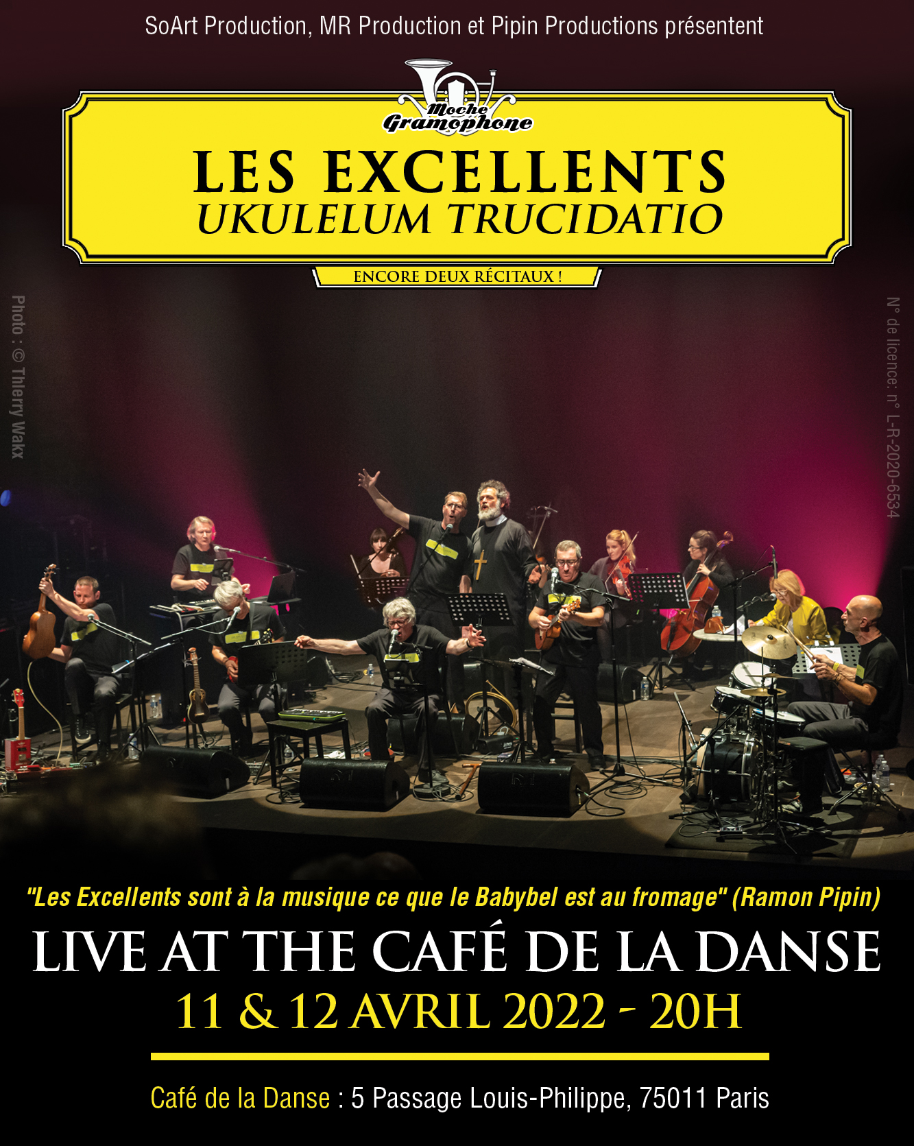  Les Excellents dans Ukulelum Trucidato Café de la Danse, Paris 