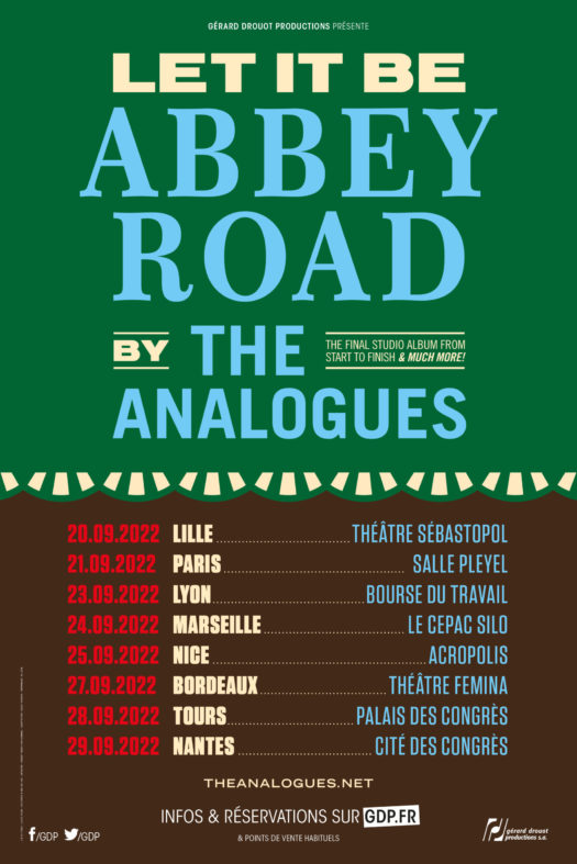 The Analogues en concert à Pleyel et en tournée en 2022