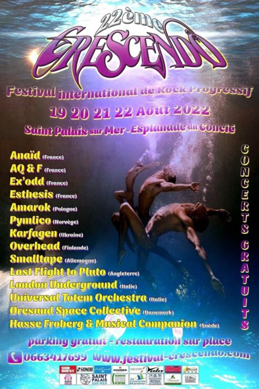 Festival: Crescendo du 19 au 22 août 2022 à St Palais-sur-Mer - Mazik