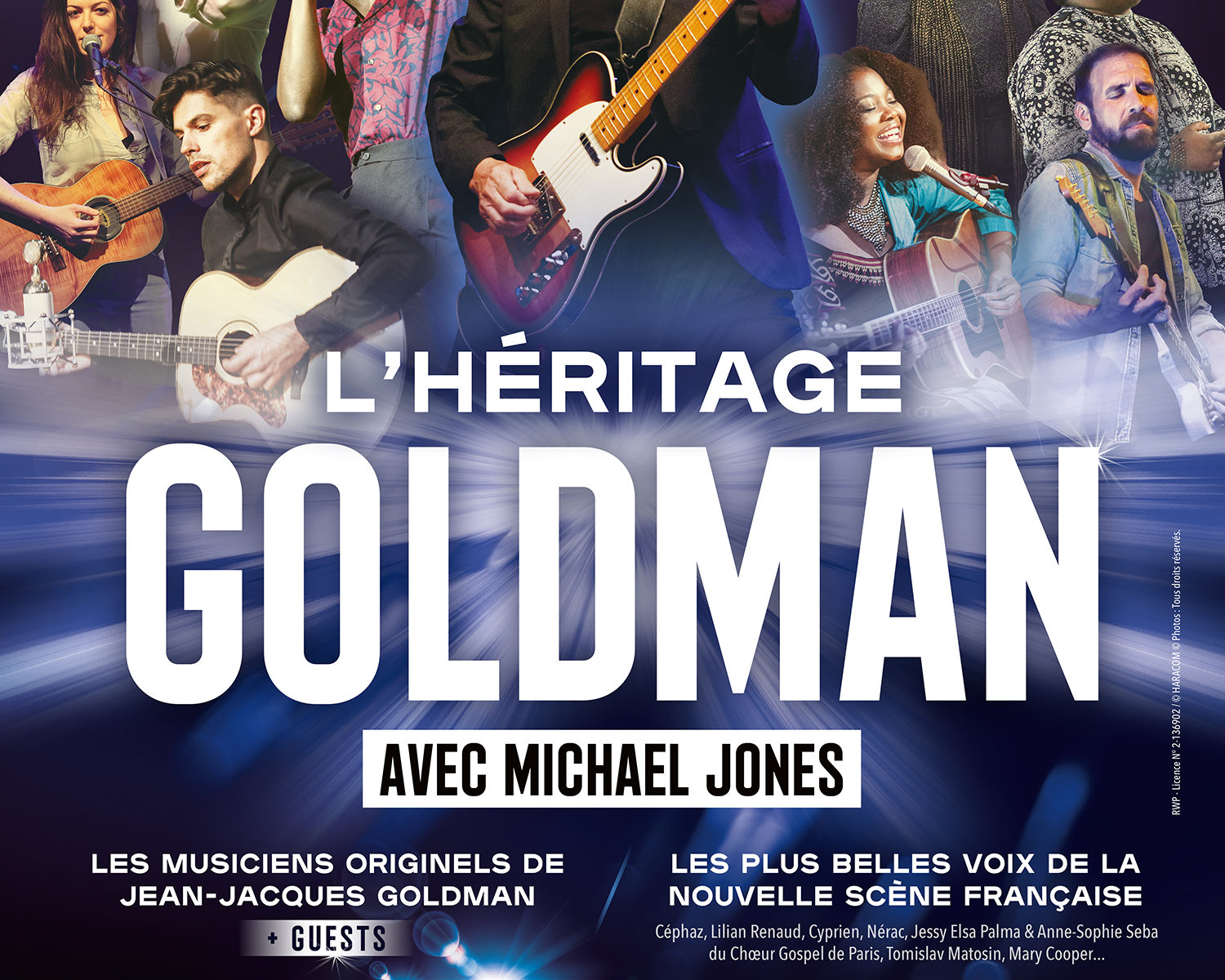 L'héritage Goldman démarre sa tournée française avec un concert au Dôme de Paris le 26/09