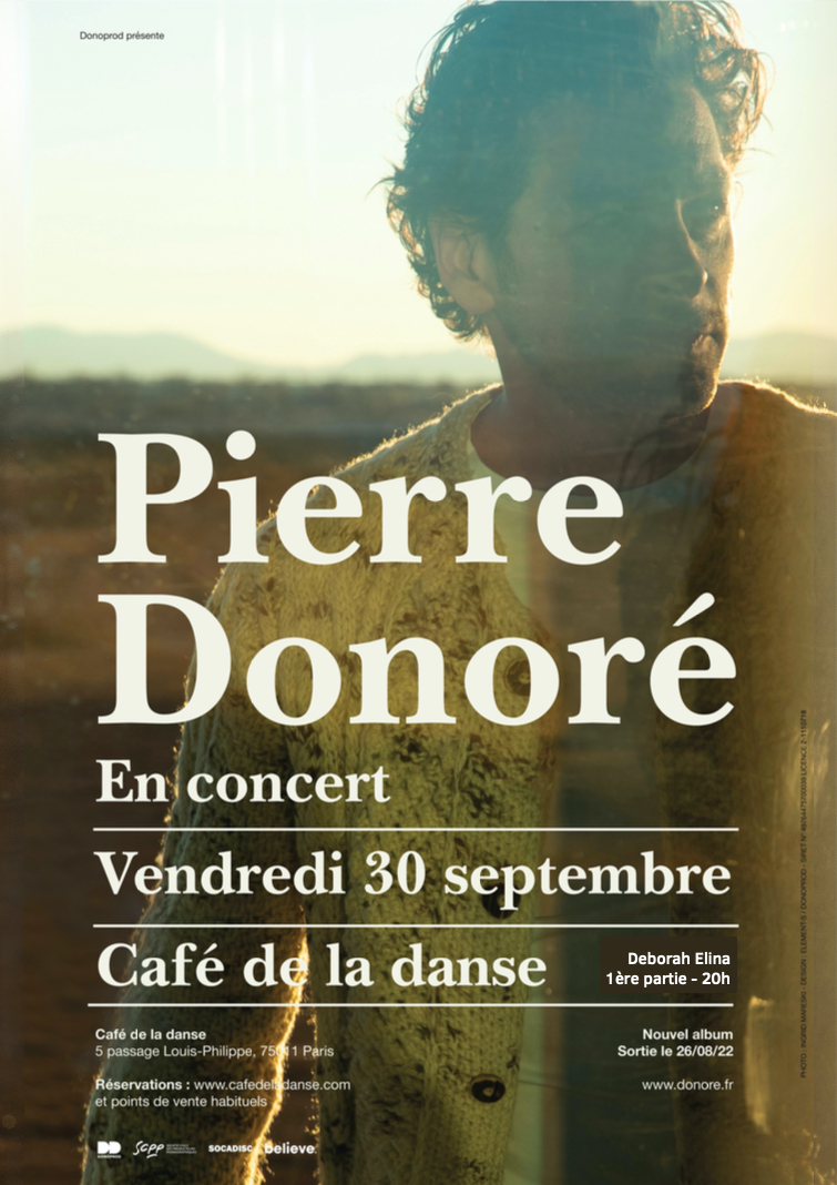 Pierre Donoré au Café de la Danse