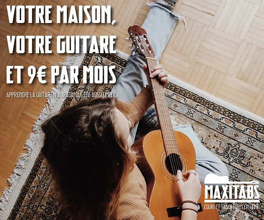Apprendre à jouer de la guitare avec Maxitabs - Mazik