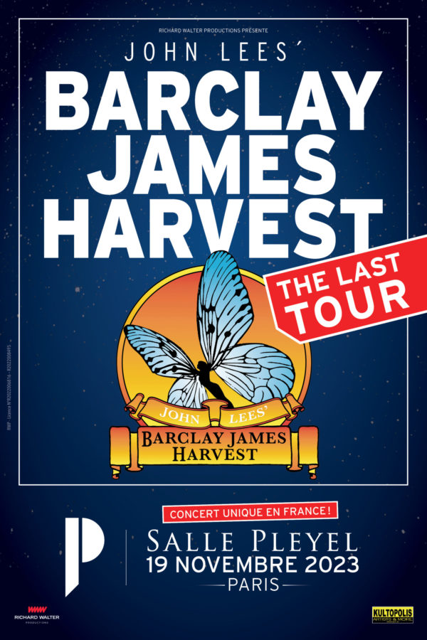 Barclay James Harvest en tournée d’adieu le 19/11/2023 Salle Pleye