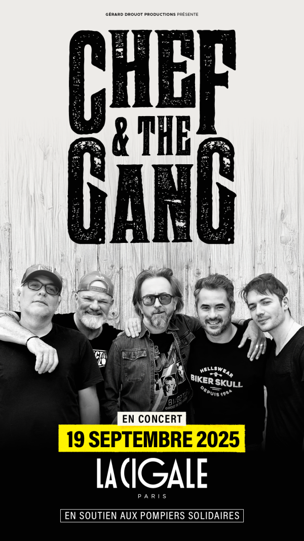 Chef & the Gang, groupe de rock mené par le chef étoilé Philippe Etchebest,