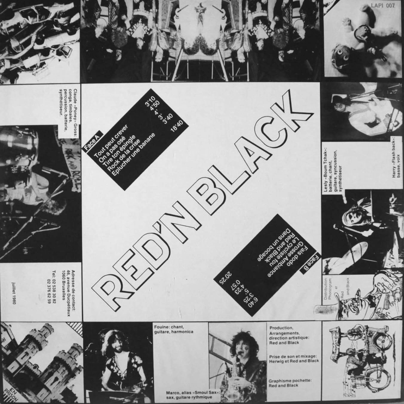 Red ’N Black, l’ovni rock belge au singe guitariste