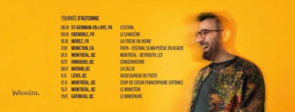 Wassim, tournée